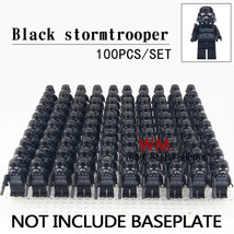 100pcs/set Clone Black Stormtroopers Star Wars MiniFigures Building Blocks  - £109.85 GBP
