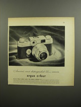 1952 Argus C-Four Camera Ad - America&#39;s most distinguished 35mm camera - £14.74 GBP