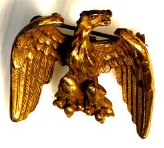 Vintage Rafaelian Gold Tone Eagle Pin Patina - £5.58 GBP