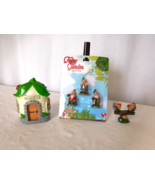 Miniature Gnome Home + Figurines And Accessories Garden Sets 5 Total Pie... - $7.92