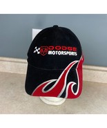 Dodge Motorsports  One Size Adjustable Black With Red Flames Logo Ball Cap - €6,82 EUR