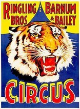 Ringling Brothers and Barnum &amp; Bailey - Circus Show Poster Magnet - £9.25 GBP