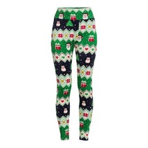 No Boundaries Juniors&#39; Christmas Velour Leggings Size XXL (19) Multicolor - £10.89 GBP