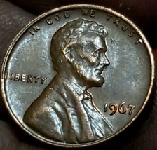 1967 Lincoln Penny No Mint Mark . DDO/ Free Shipping - £3.89 GBP