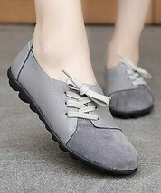D.taLo Women Contrast-Toe Lace-Up Shoe (Gray, EU 40 / US 9-9.5) - £15.95 GBP