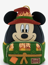 Loungefly Disney Mickey Mouse Scarecrow Mini Backpack New - £63.86 GBP