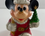 Vintage 3 in Kurt Adler Disney Santa Mickey Mouse Christmas Tree Ornament - £11.24 GBP
