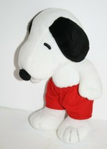 Peanuts Snoopy Dog 10&quot; Red Shorts Valentines Day Plush Hallmark Stuffed ... - £14.57 GBP