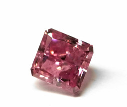 Real 0.36ct Natural Loose Fancy Intense Purple Pink Color Diamond GIA Radiant - £19,244.02 GBP