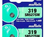 Murata 319 Battery SR527SW 1.55V Silver Oxide Watch Button Cell (10 Batt... - £2.63 GBP+