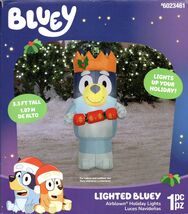 BLUEY 6023461 AIRBLOWN INFLATABLE 3.5' LIGHTED BLUEY FOR CHRISTMAS - NEW! - $34.98