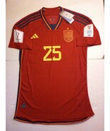 Ansu Fati Spain 2022 World Cup Qatar Match Slim Red Home Soccer Jersey 2... - $80.00