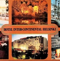 1980s Hotel Helsinki Finland XL Postcard Intercontinental Scandinavia Vtg E90 - £11.55 GBP