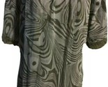 Women’s Mac &amp; Jac Medium Blouse Pullover Grn Career Wear Silk Lining Pol... - $5.85