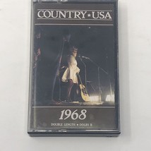 Time Life Cassette Tapes Country USA 1968 Various Artists Double Length - $5.89