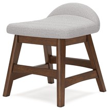 Lyncott - Light Gray / Brown - Home Office Desk Chair - $103.00