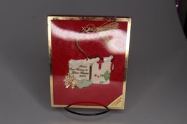 Lenox FROM OUR HOME TO YOUR HOME Christmas Ornament 2001 Mailbox Bird Pr... - £6.22 GBP