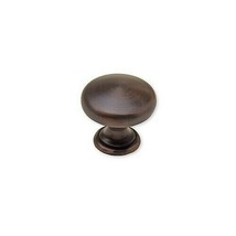 Harney Hardware 36223 Round Cabinet Knob Oil Rubbed Bronze 1-1/8&quot; 6 Count - $7.99