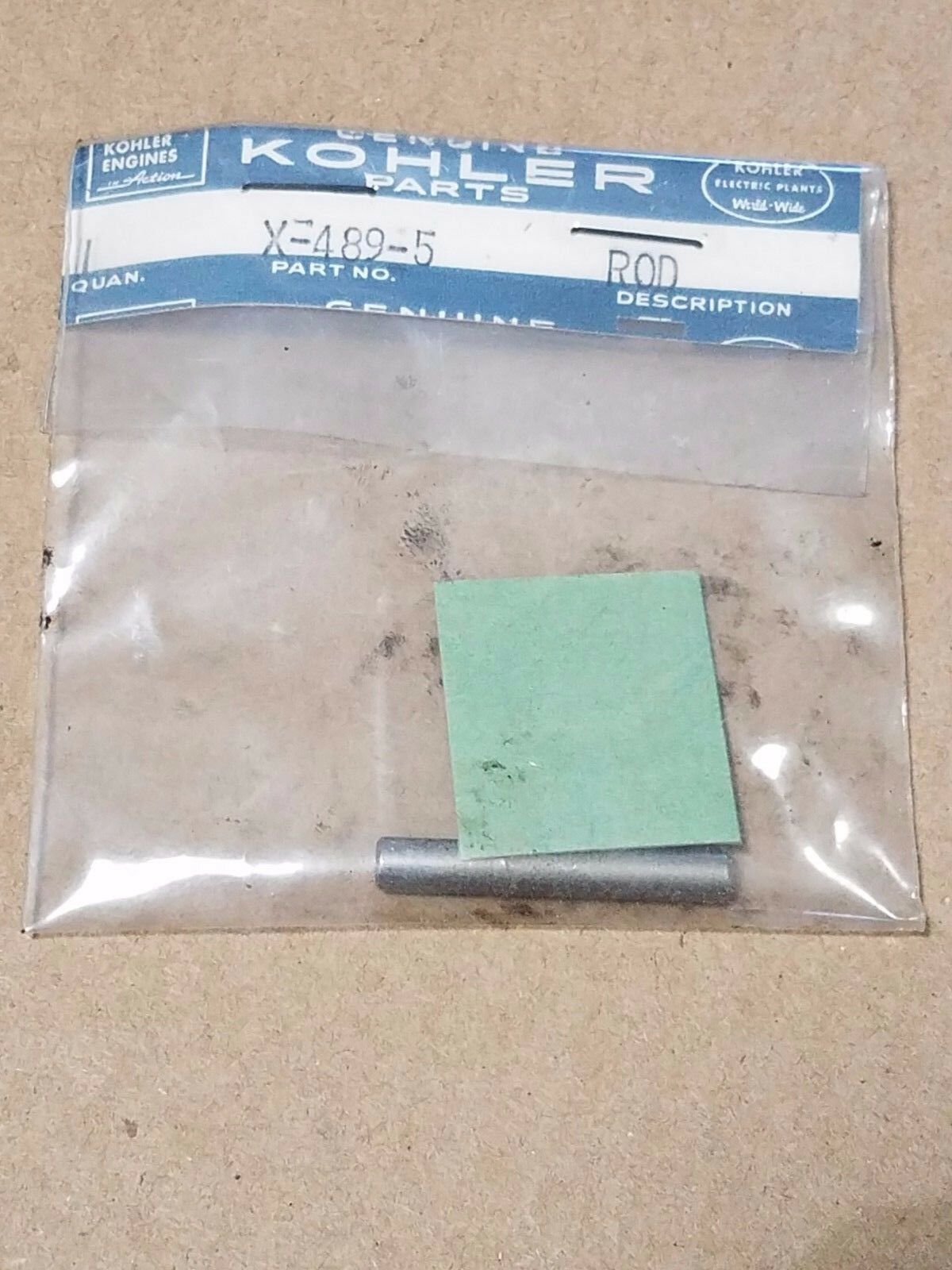 Genuine KOHLER K91 4hp Engine Push Rod, X-489-5 - $5.00