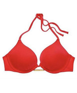Victoria Secret 38DD Bombshell Push Up Bikini Top Adds 2 Cups Sexy Red H... - £59.46 GBP