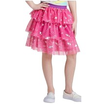 TROLLS Tulle Layered Skirt POPPY Girls Tutu Colorful Kids bottom Girls XL - £18.74 GBP