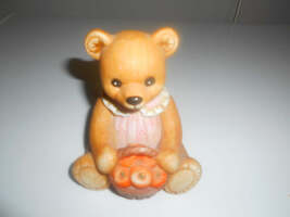 Summer Girl Bear with Apples HOMCO Bear Figurines #1405 4 in VTG - €12,77 EUR