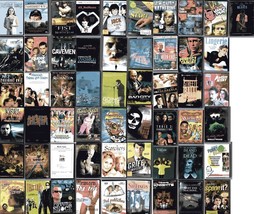 55 LOT RANDOM MIXED DVDS MOVIES COMEDY ROMANCE HORROR SIFI WESTERN CRIME... - $910.78 MXN
