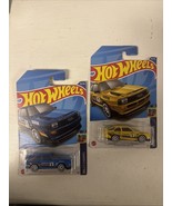 Lot Of 2 HOT WHEELS &#39;84 Audi Sport Quattro HW Rally Champs Yellow Car HC... - $8.79