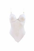 Agent Provocateur Womens Bodysuit Sheer Sparkly White Size Uk 32C - £174.76 GBP