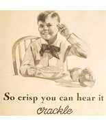 1929 Kelloggs Rice Krispies Cereal Advertisement Breakfast Foods Vintage... - $41.35 CAD