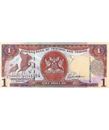 Trinidad & Tobago P46, $1, Scarlet Ibis / Industrial Complex, oil complex, UNC - $1.77