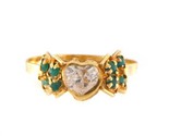 Women&#39;s Cluster ring 18kt Yellow Gold 456850 - $169.00