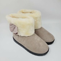 beige ankle boots Girls Teen Slippers Size 4 New - $19.87