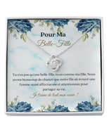 Belle-Fille French Necklace Gift | Sweet Daughter In Law Pendant Card Ne... - £39.07 GBP+