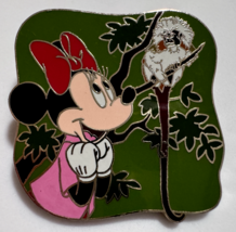 Disney Animal Kingdom Minnie Mouse with Cotton-top Tamarin Pin 2011 - £19.02 GBP