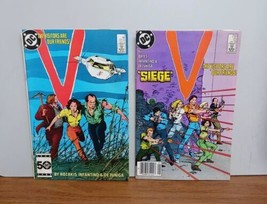 V Comics Lot #8 &amp; #12 DC Comics 1985 - $14.03