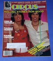 RON WOOD THE ROLLING STONES CIRCUS MAGAZINE VINTAGE 1979 - £23.48 GBP