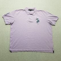 Us Polo Assn Shirt Mens XL Purple Short Sleeve Casual Cotton Embroidered... - €14,47 EUR