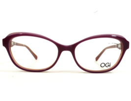 OGI Kids Eyeglasses Frames OK349/190 Purple Brown Cat Eye Full Rim 46-15... - £77.86 GBP