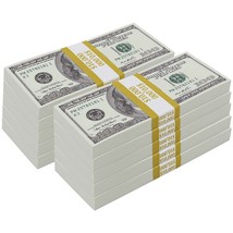 $100,000 BLANK FILLER 2000 Series Prop Money Stacks - $99.99+