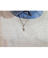 Fish Bone 925 Sterling Silver Necklace Chain Jewelry Fashion Men Women P... - £35.45 GBP