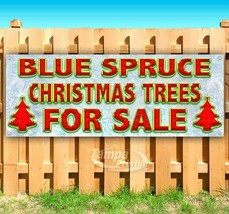 Blue Spruce For Sale Advertising Vinyl Banner Flag Sign Many Sizes Christmas - £17.21 GBP+