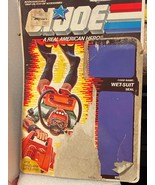 Vintage 1985 G.I. Joe Wet-Suit Backing Card Hasbro No Figure *With Wear*... - $228.26 MXN