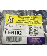 Arlington FER102 Expandable Outlet Box, For Old Work 2-Gang ~3-Pack~M Wi... - $19.82 CAD