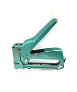 Vtg 1960&#39;s Swingline #101 Tacker Staple Gun Teal Green Aqua Blue Hand St... - $524.55 MXN