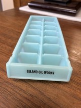 Vintage advertising LELAND OIL WORKS Mississippi Delta ice cube tray pre... - £24.86 GBP