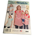 Simplicity Pattern J0204 Apron For Mom, Daughter  &amp;  18&quot; Doll Like Ameri... - £6.98 GBP