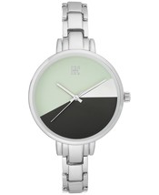 I.N.C. Women&#39;s Silver Tone 36mm Bracelet Art Deco Style Geometric Watch NEW - $34.99