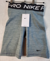 Nike Shorts Womens Size XS Gray Polyester Elastic Waist Logo Flat Front ... - £13.82 GBP