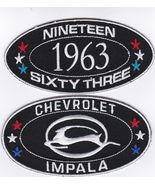 1963 CHEVY IMPALA SEW/IRON ON PATCH EMBROIDERED BADGE CHEVROLET LOWRIDER SS - $14.84